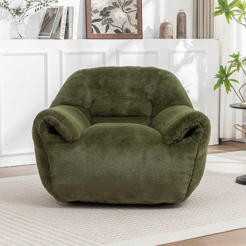 Best faux fur bean bag chair for cozy comfort in modern living room